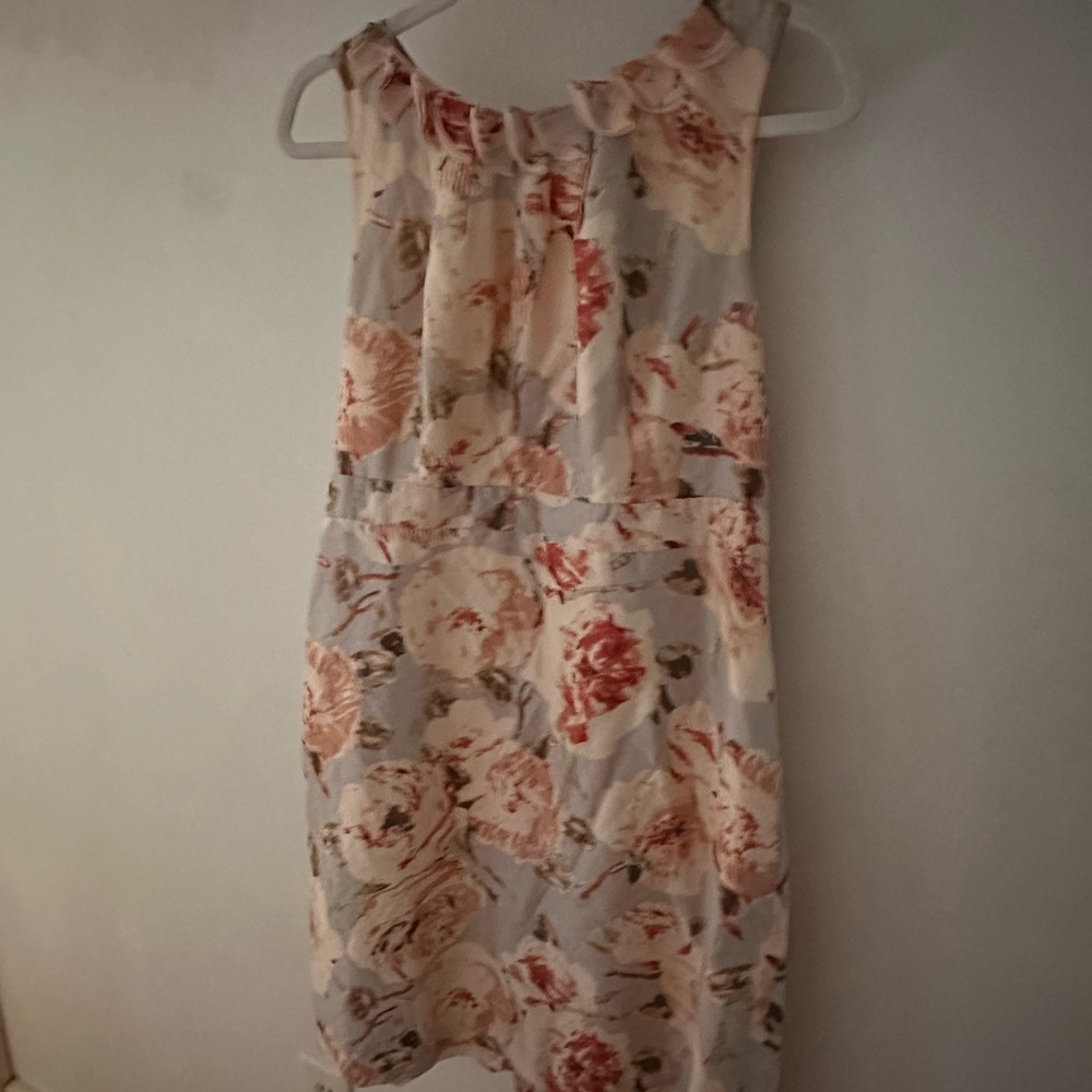 J. Crew Pink and Orange Sleeveless Sundress for Weddings- VINTAGE